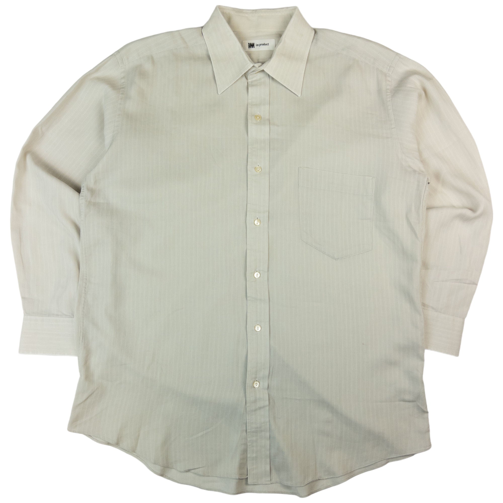 image of Vintage Issey Miyake Button Up Long Sleeve Shirt Size L