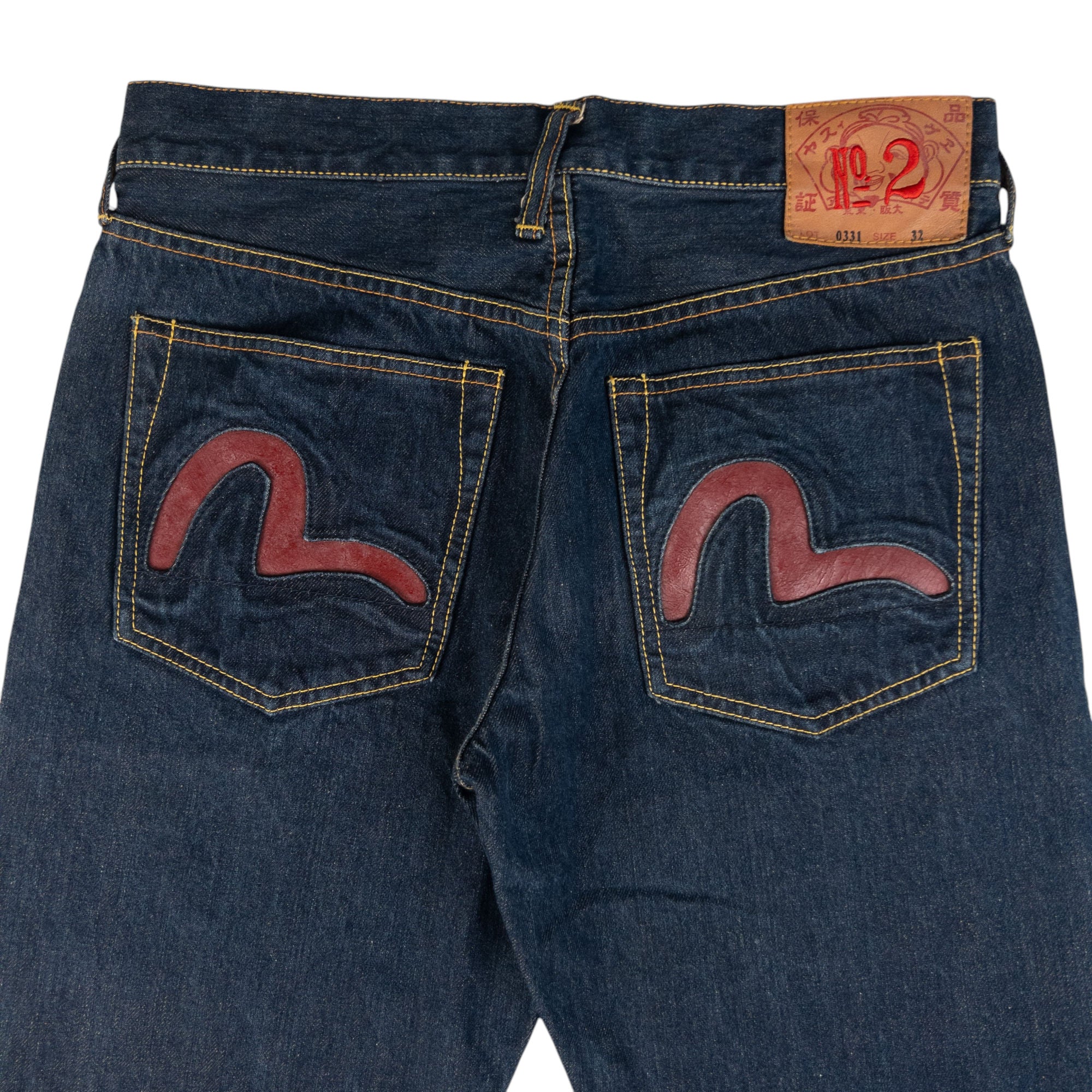 image of Vintage Evisu Double Gull Japanese Denim Jeans Size W31