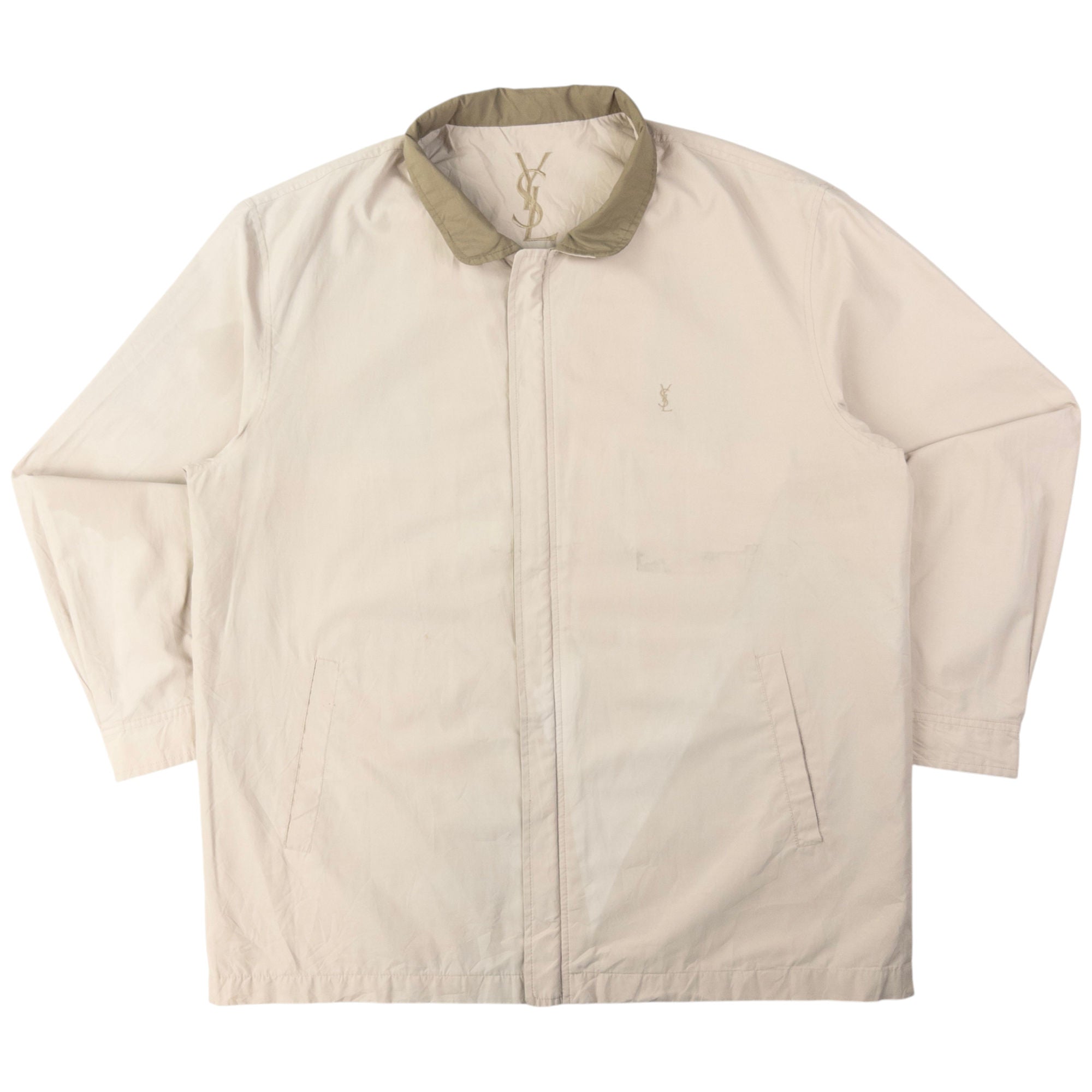 image of Vintage YSL Yves Saint Laurent Harrington Jacket Size XL