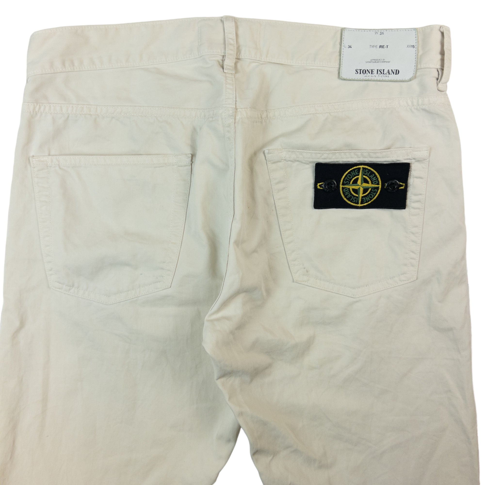 image of Vintage Stone Island Chino Trousers Size W34