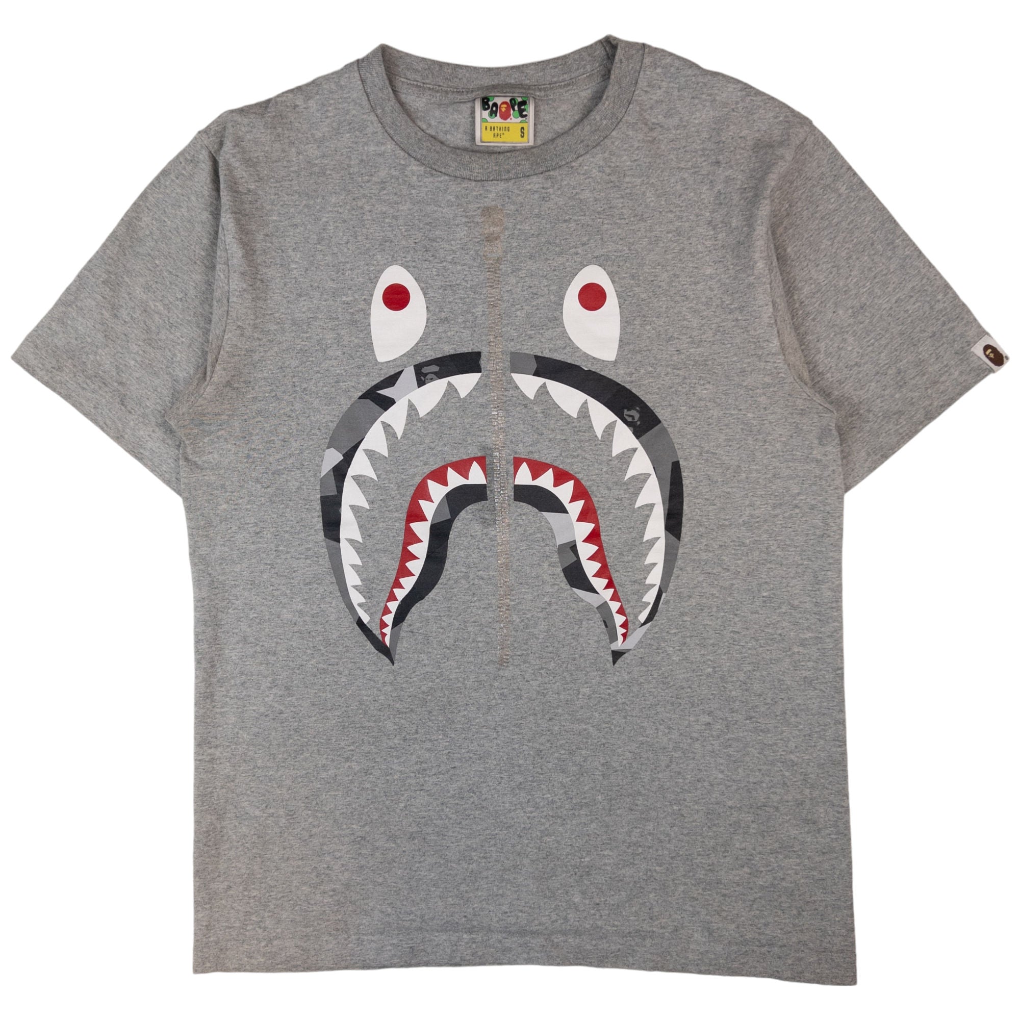 Image of Vintage Bape Shark Graphic T Shirt Size S