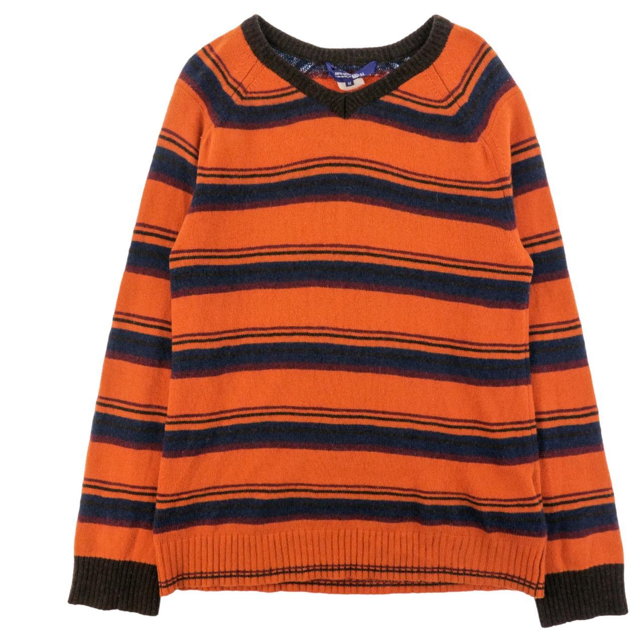 image of Vintage Junya Watanabe X Comme des Garçons Striped Knit Jumper Size M