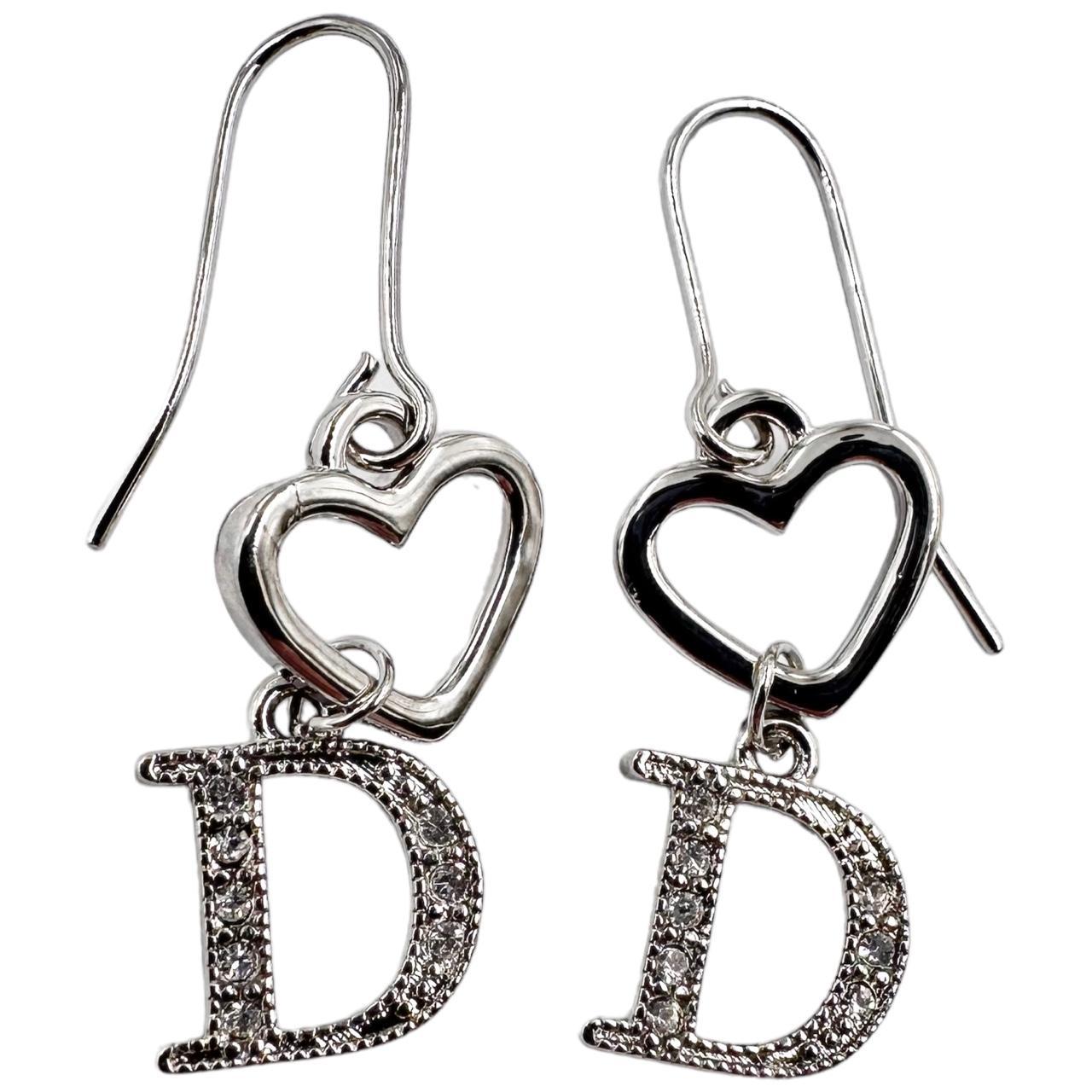 Vintage Dior Heart Earrings