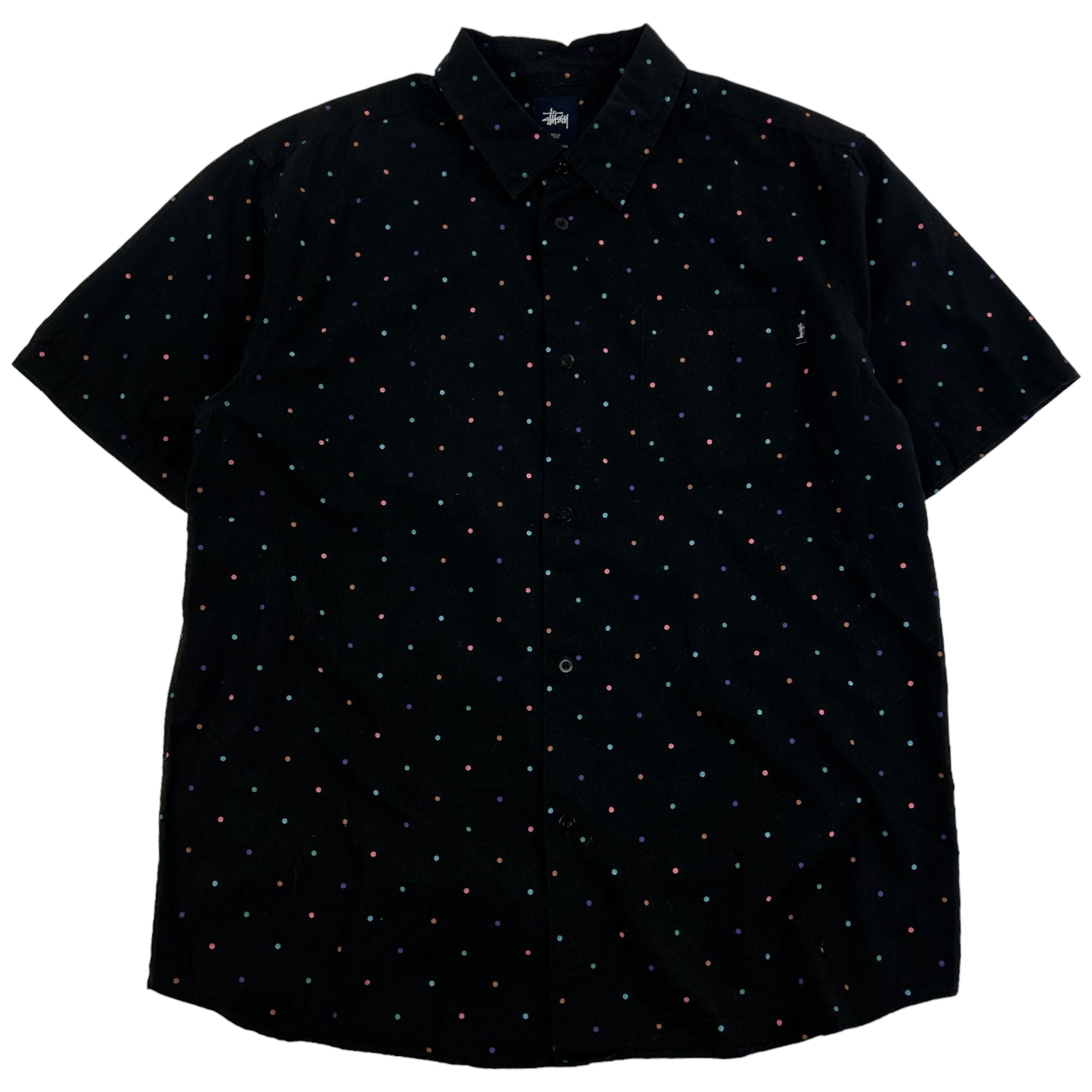 Image of Vintage Stussy Polka Dot Shirt Size L