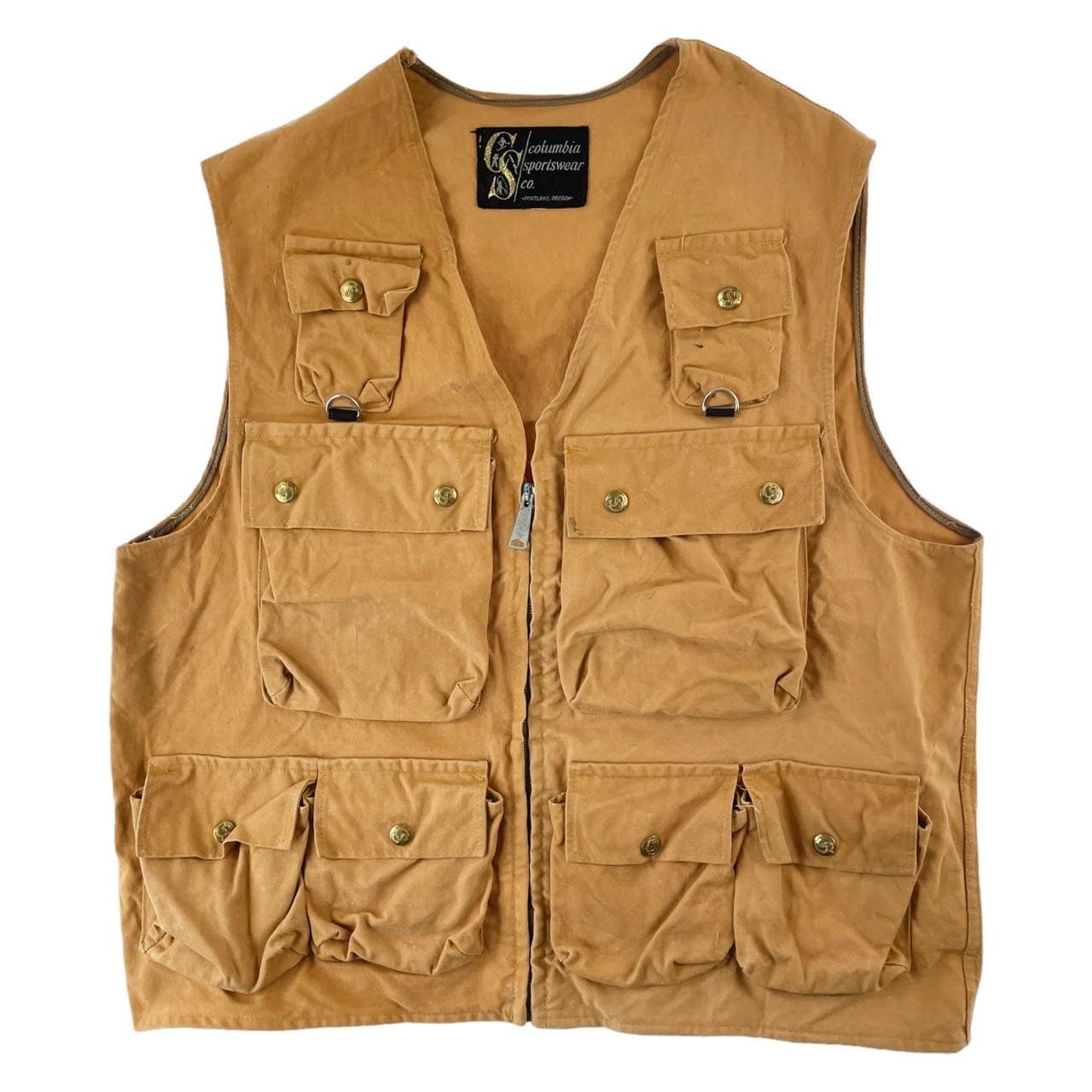 Vintage Columbia pocket vest size M