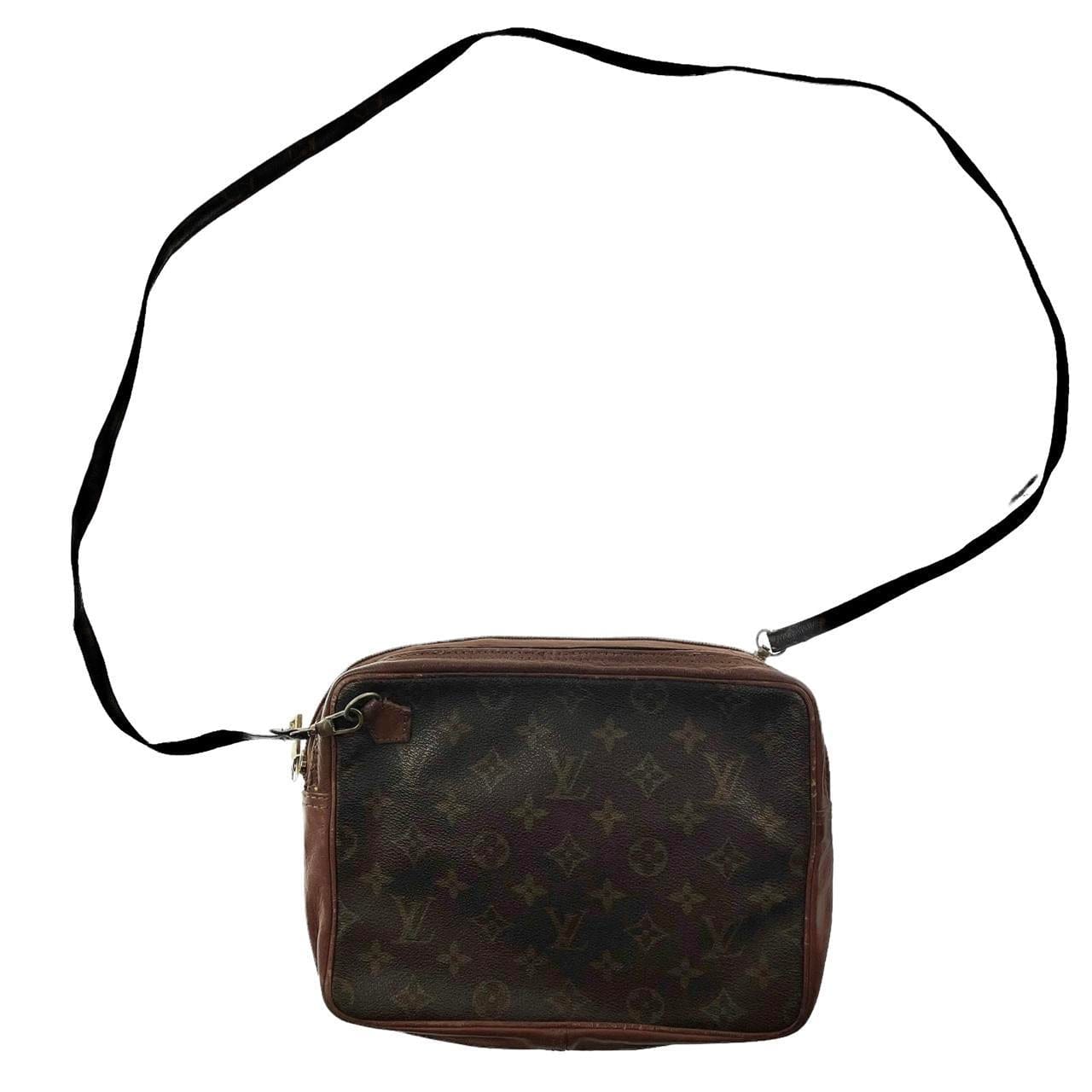 Louis Vuitton Vintage French Co Monogram Bandouliere Crossbody Bag 1222lv26