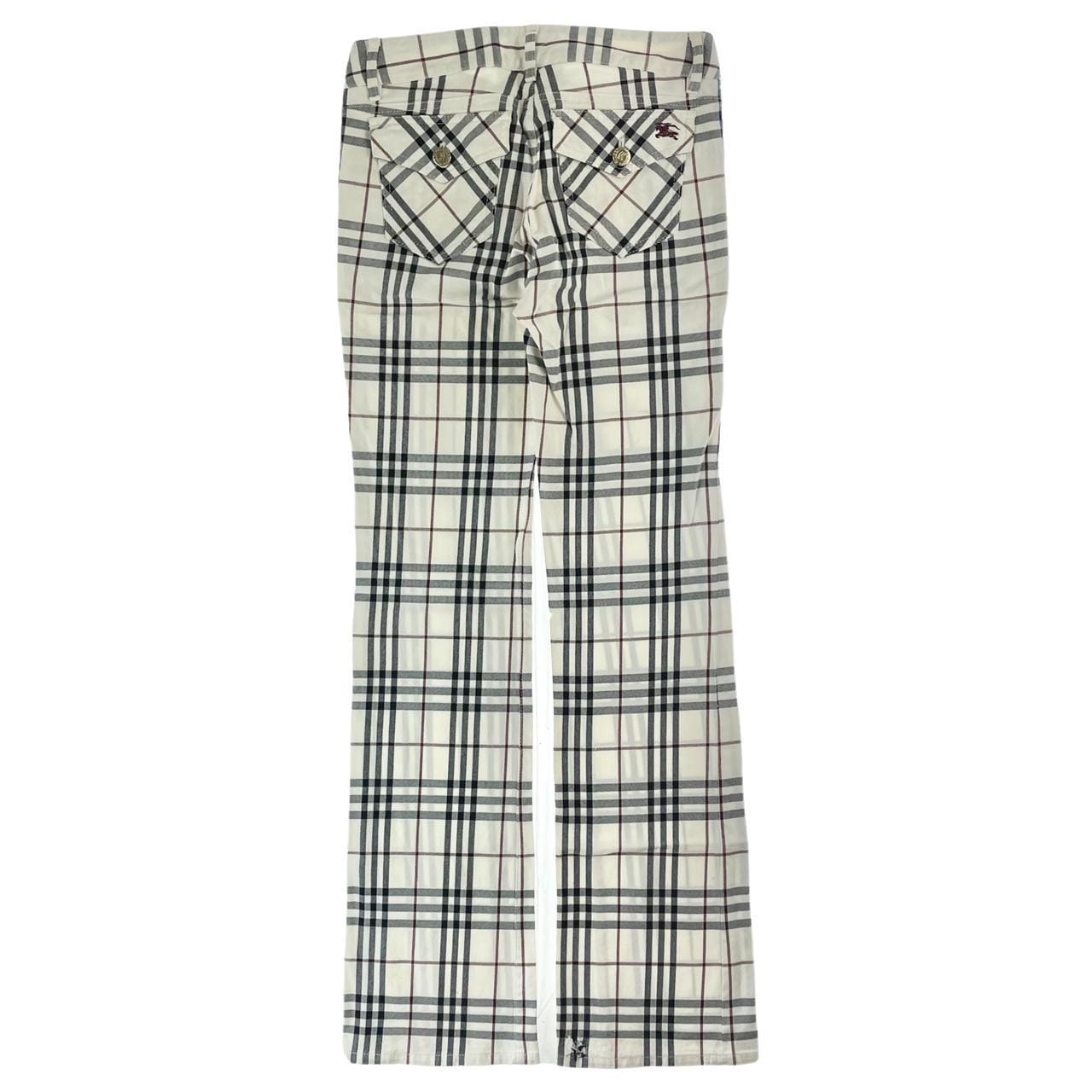 Vintage Burberry nova check trousers W28 - second wave vintage store