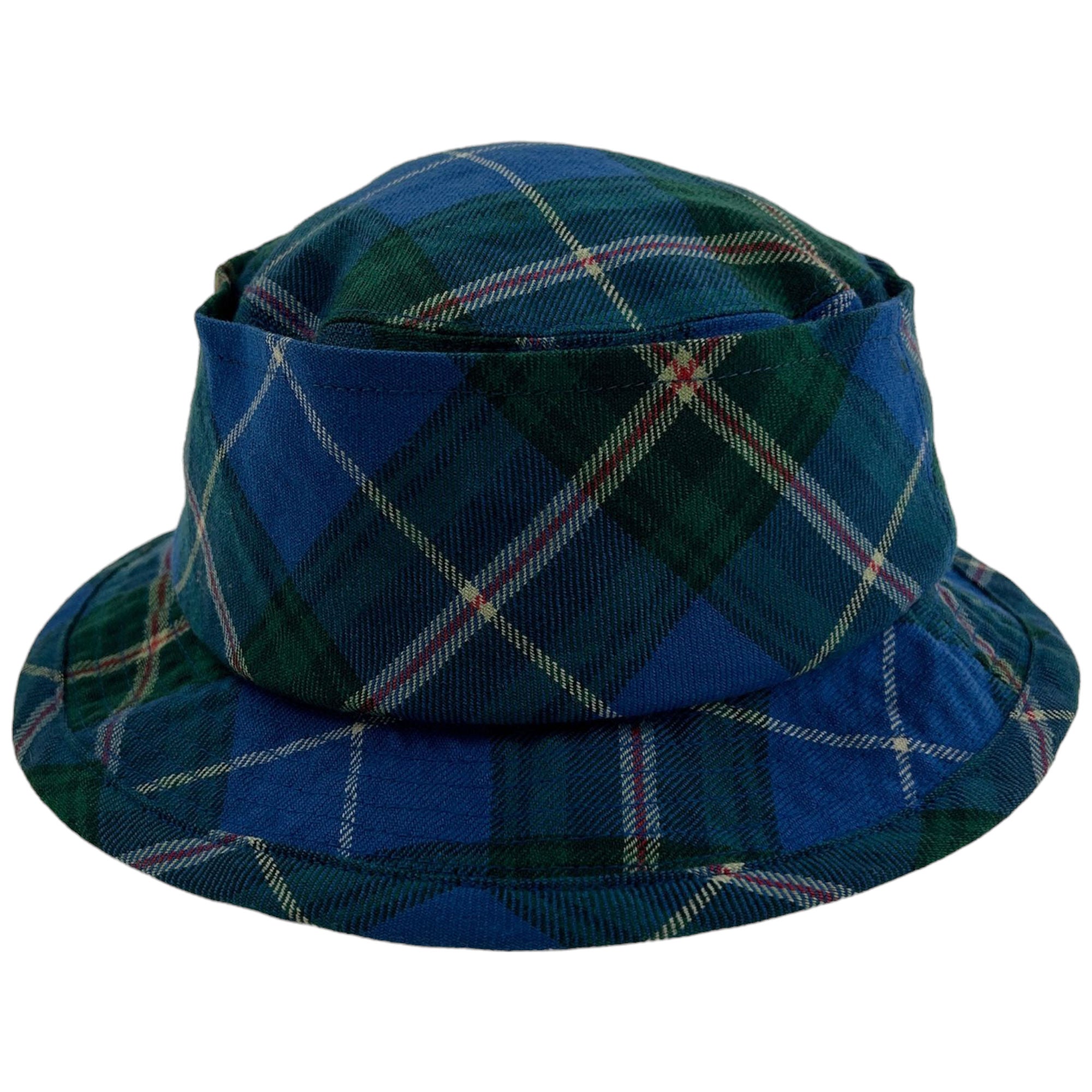 image of Vintage Junya Watanabe X Comme Des Garcons Plaid Bucket Hat