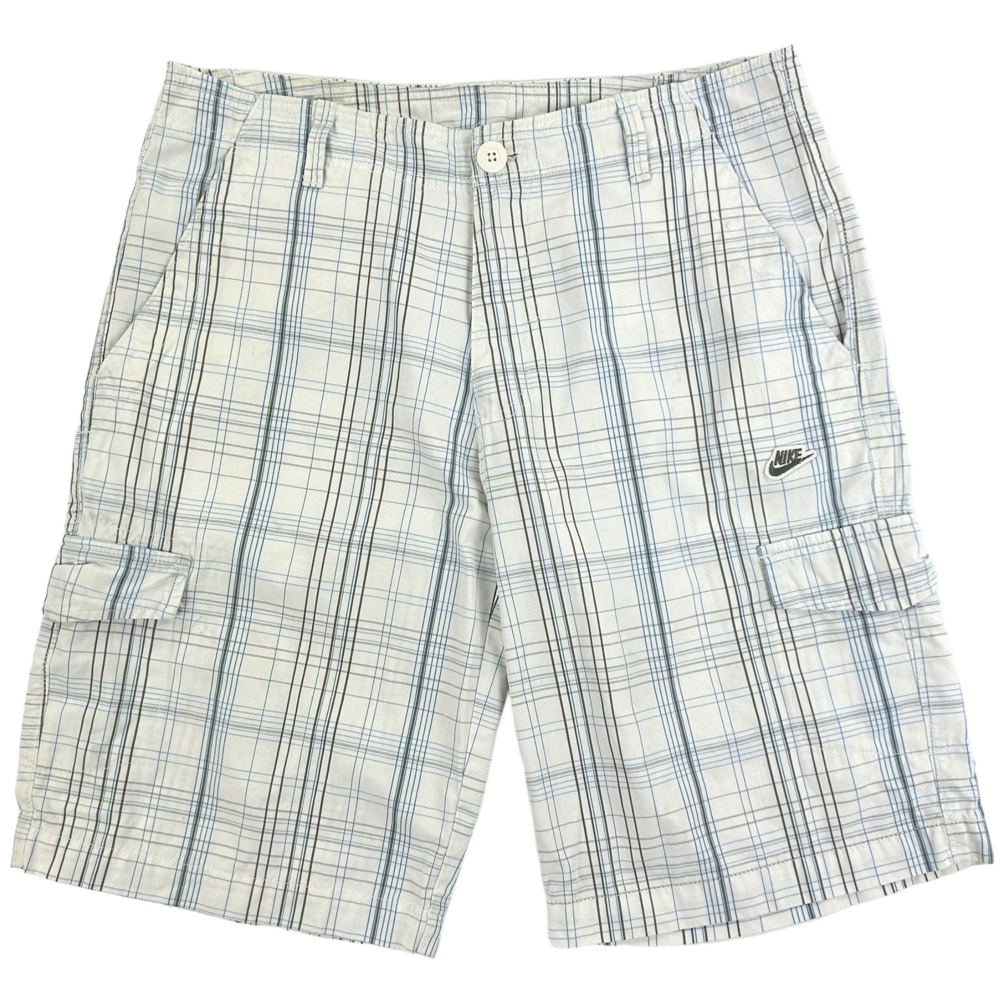 Image of Vintage Nike Plaid Check Shorts Size W34