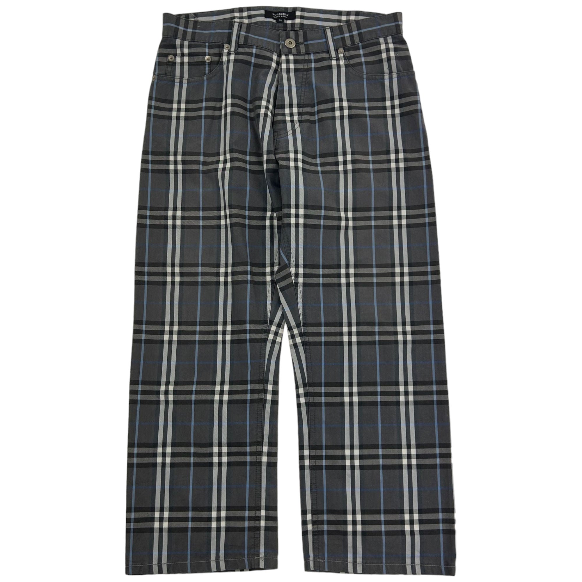 image of Vintage Burberry Nova Check Trousers Size W30