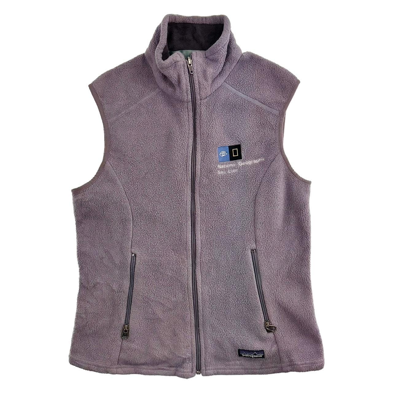 Patagonia zip vest fleece woman’s size S