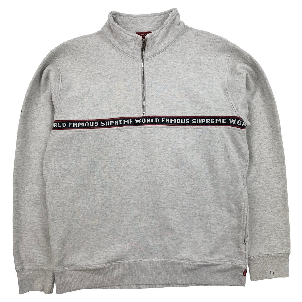 Supreme world famous half clearance zip pullover