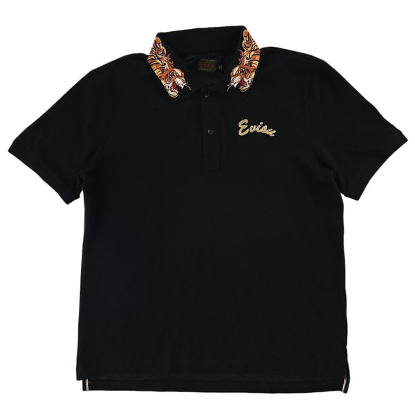 Evisu tiger neck polo shirt size XS - second wave vintage store