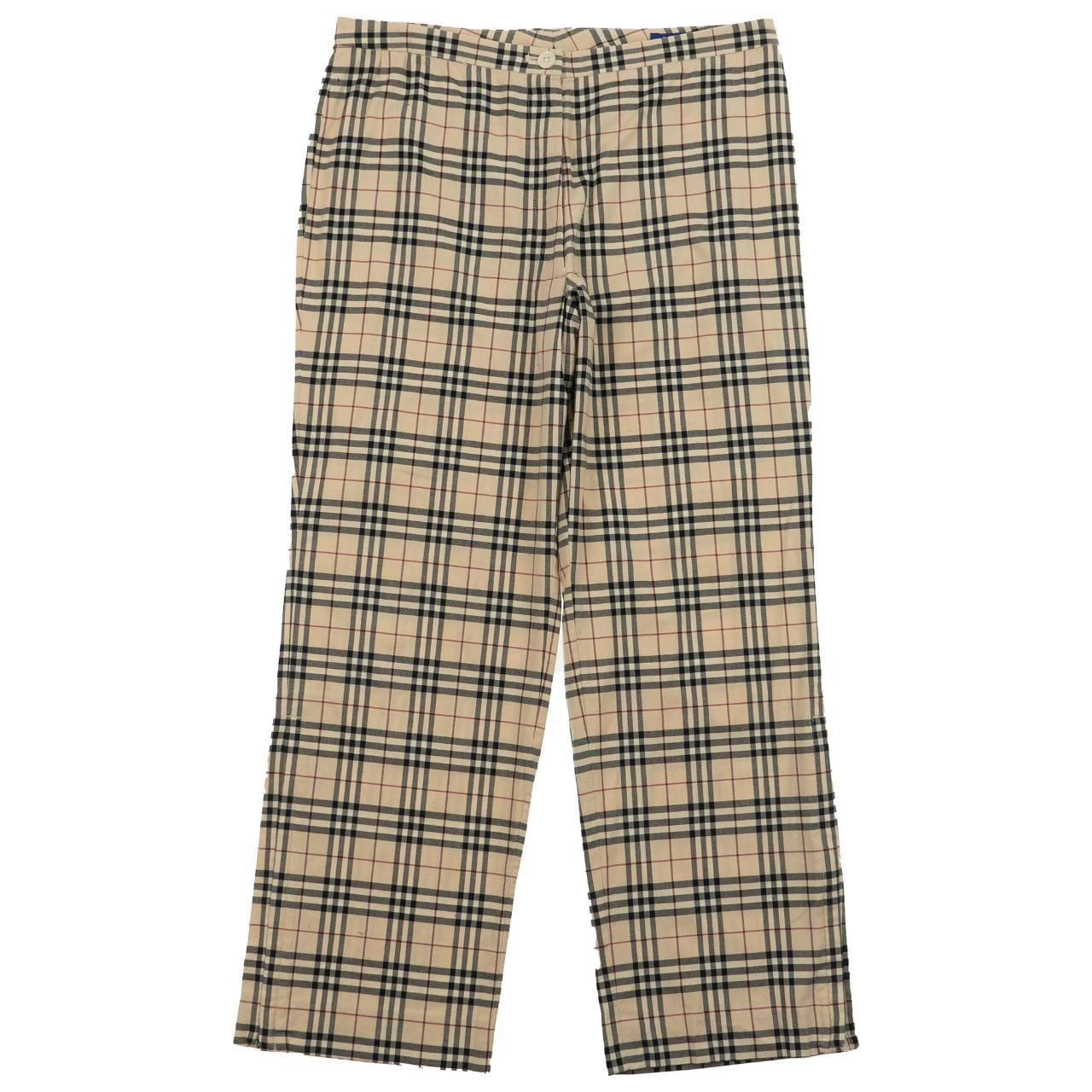 Vintage Burberry Nova Check Trousers Size W28 - second wave vintage store