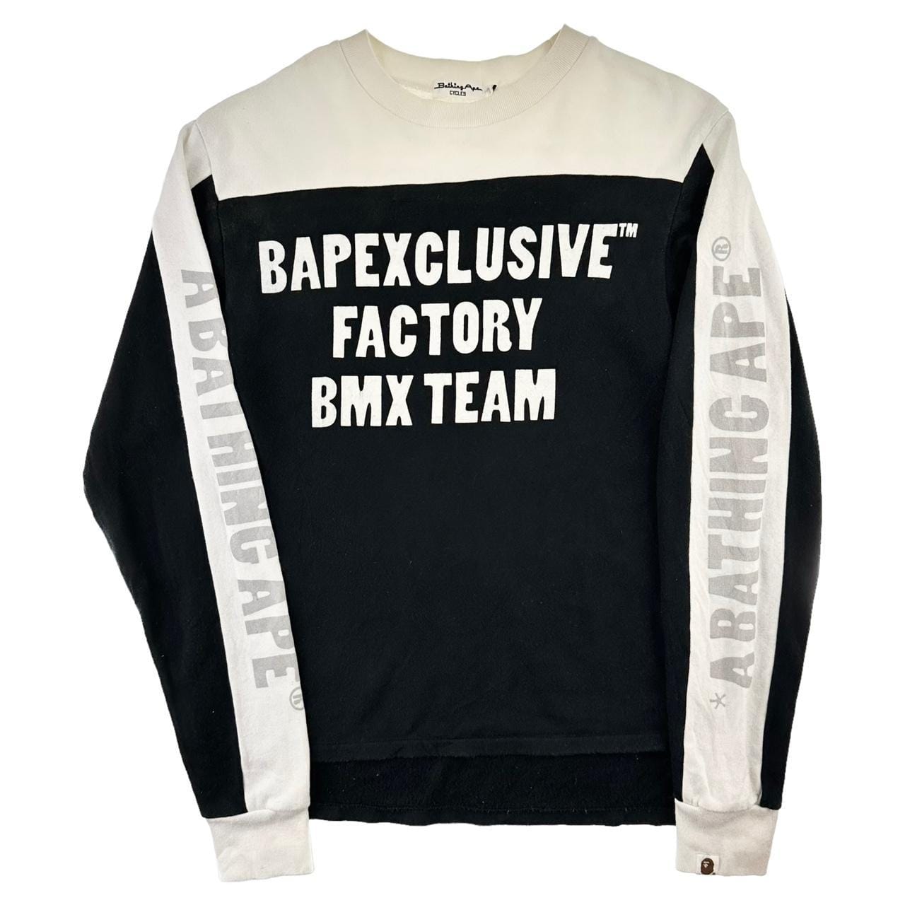 Vintage Bape BMX Factory team jumper sweatshirt size XS