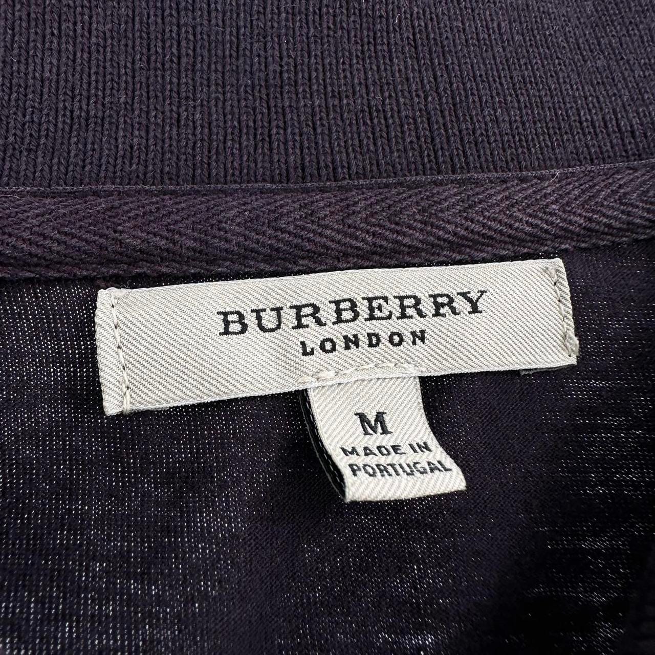 Burberry nova check long sleeve polo shirt size M - second wave vintage  store