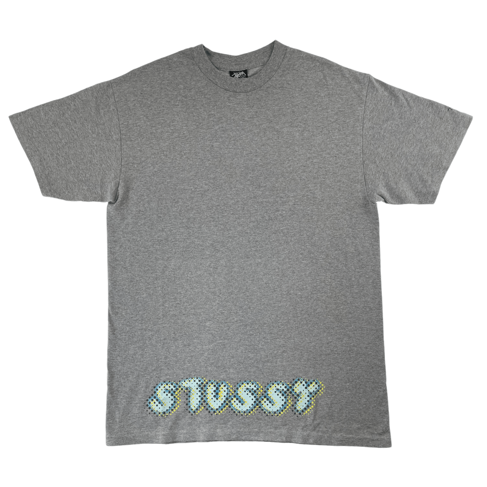 New Vintage Stussy World Tribe Tee T-Shirt Tour Grey Gray Size Medium M