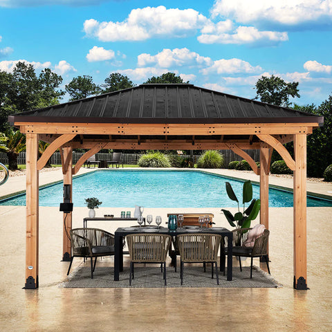 hip roof gazebo