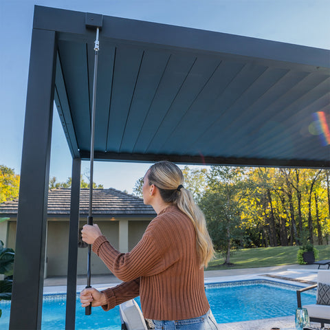 louvered pergola wand