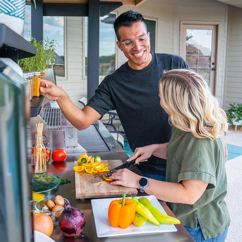 backyard dinner party