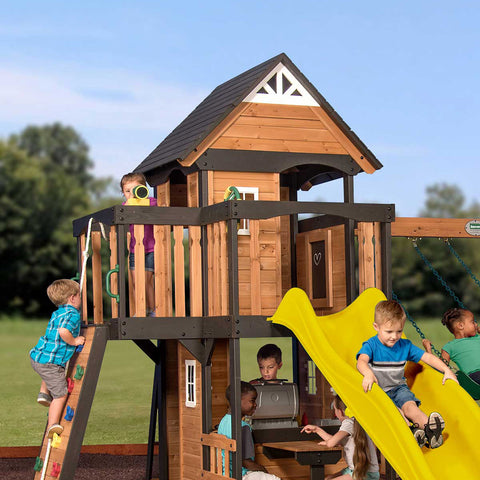 swing set clubhouse