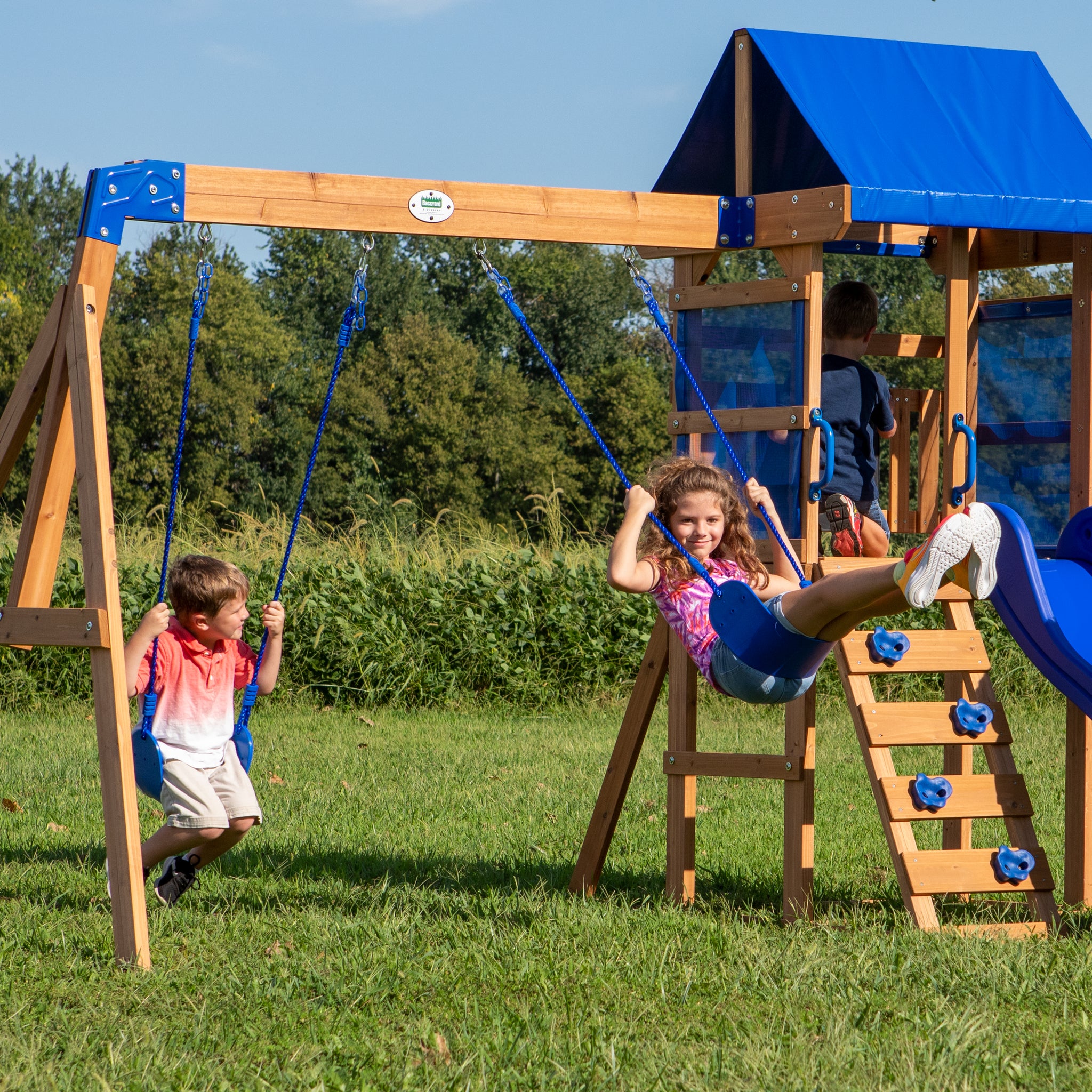 little people take turns skyway playset