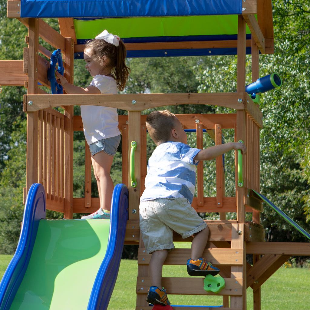 backyard discovery wooden swing sets