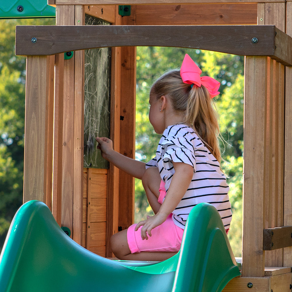 backyard discovery bristol point wooden swing set