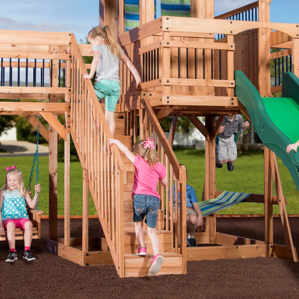 outdoor wooden playsets