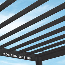 Load image into Gallery viewer, 12x10 Trenton Modern Steel Pergola Design
