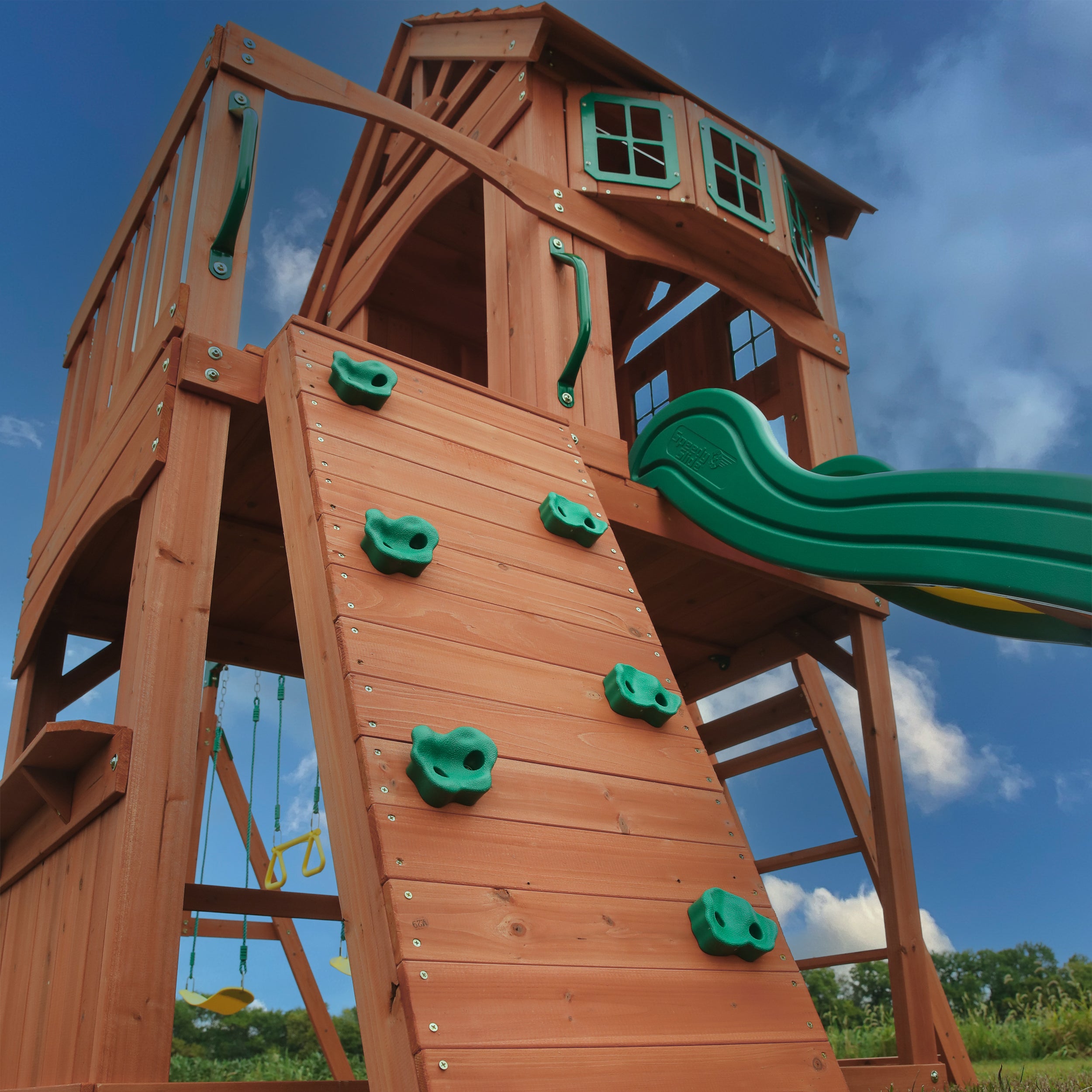 Backyard atlantis hot sale swing set