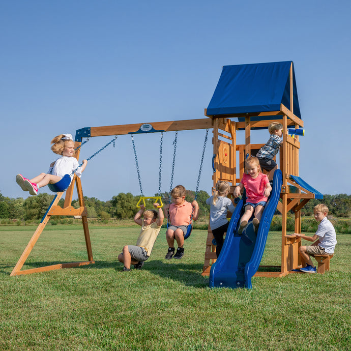 Wooden Swing Sets & Playsets by Backyard Discovery