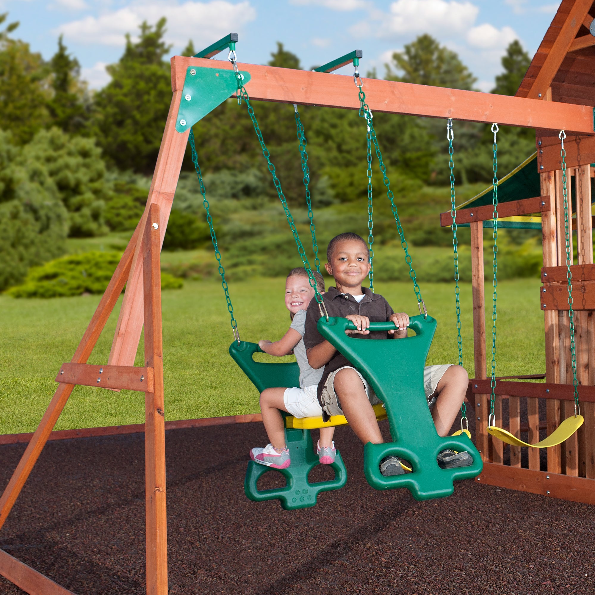 jumbo 2 swingset with monkey bars for sale