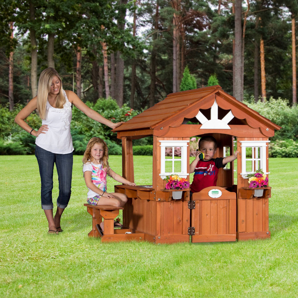backyard discovery wooden playhouse