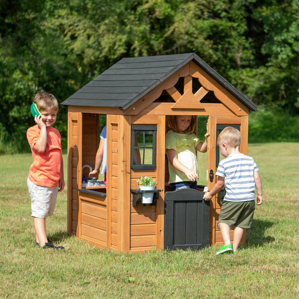 backyard discovery wooden playhouse