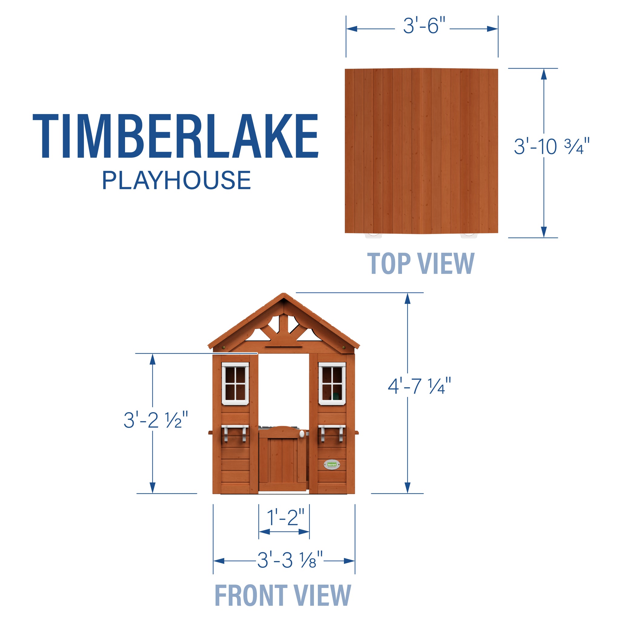 Timberlake Playhouse Playhouses Backyard Discovery