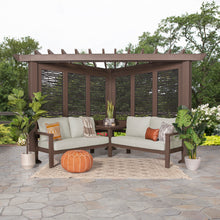 Load image into Gallery viewer, Hillsdale Steel Cabana Pergola Pumice
