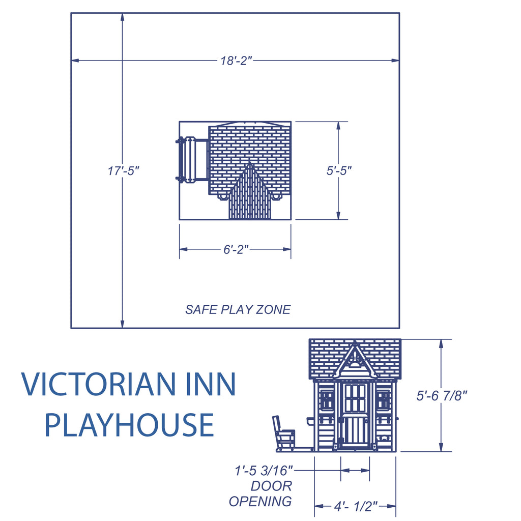 backyard discovery victorian inn wooden playhouse