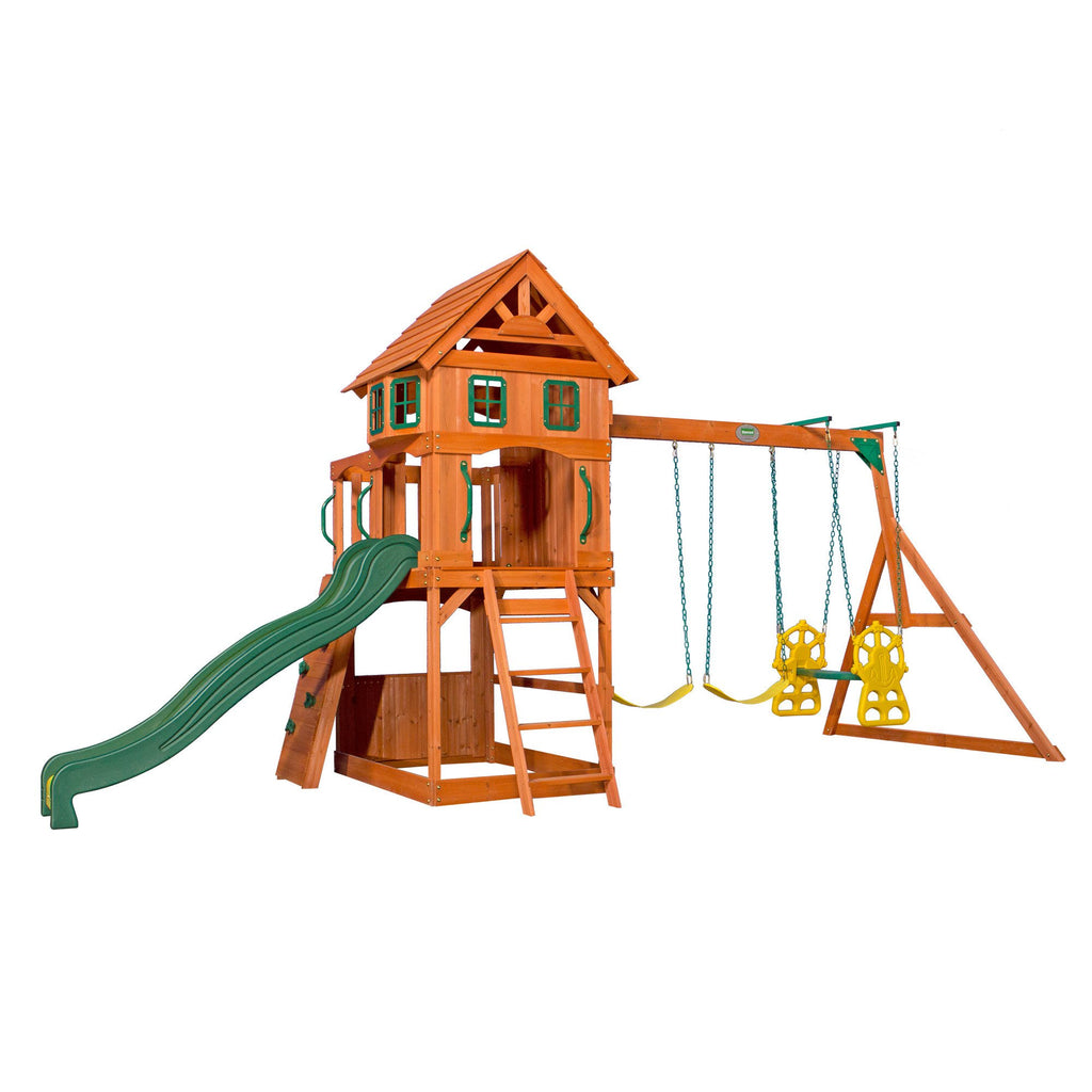 backyard discovery wooden swing sets