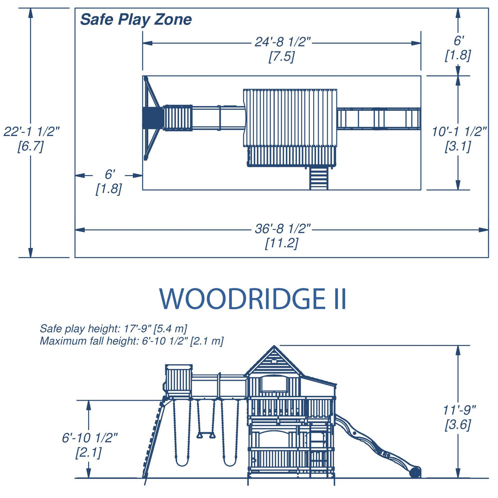 Woodridge Ii Wooden Swing Set Backyard Discovery