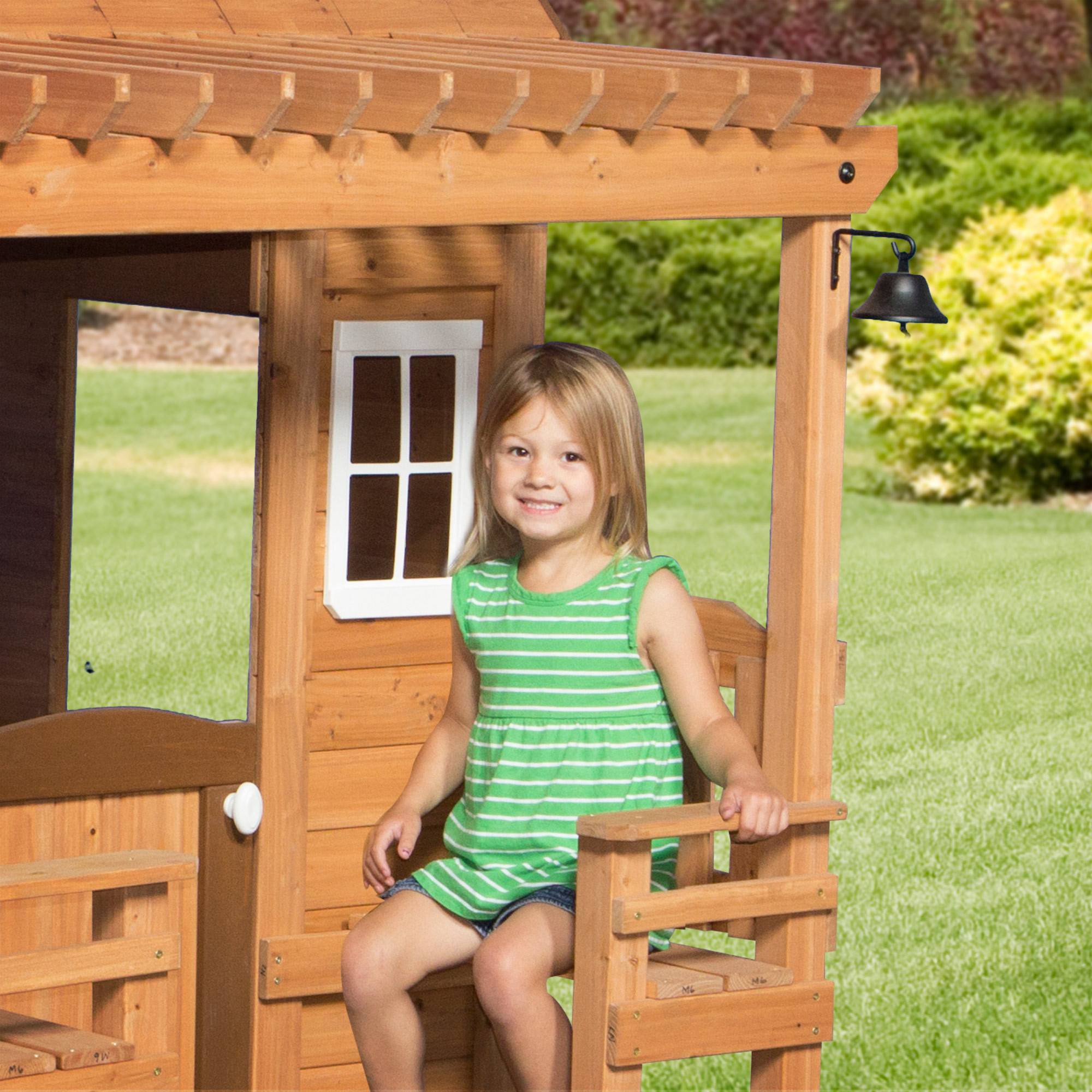 wooden playhouses cascade playhouse 4