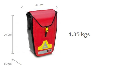 Imagen de la mochila de emergencia para bicicleta de PAX