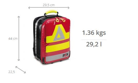 Imagen de la mochila de emergencia Rapid Response de PAX