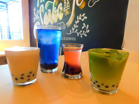 bebidas con boba y té