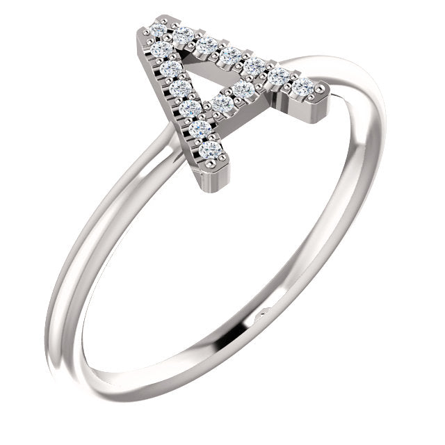 Initial Diamond Ring – Ledodi