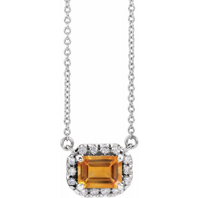Birth Stone Diamond Necklace – Ledodi