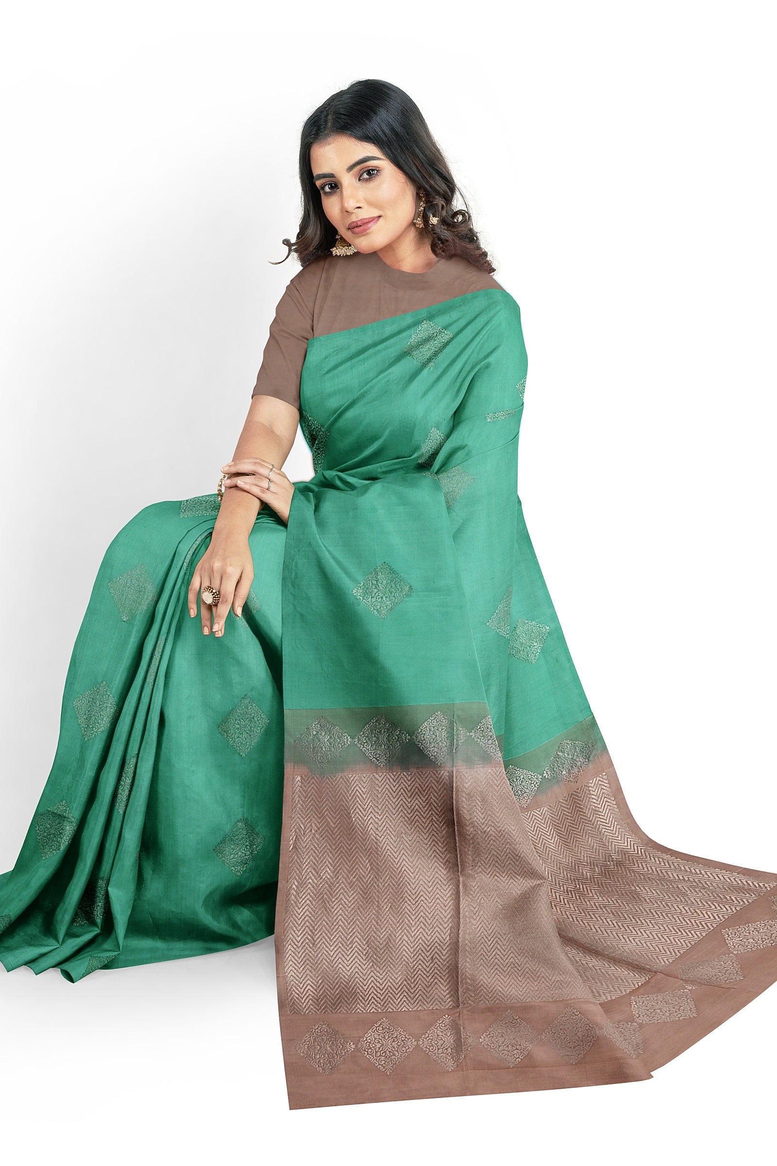 Buy GARIYA Self Design Bollywood Cotton Silk Purple Sarees Online @ Best  Price In India | Flipkart.com