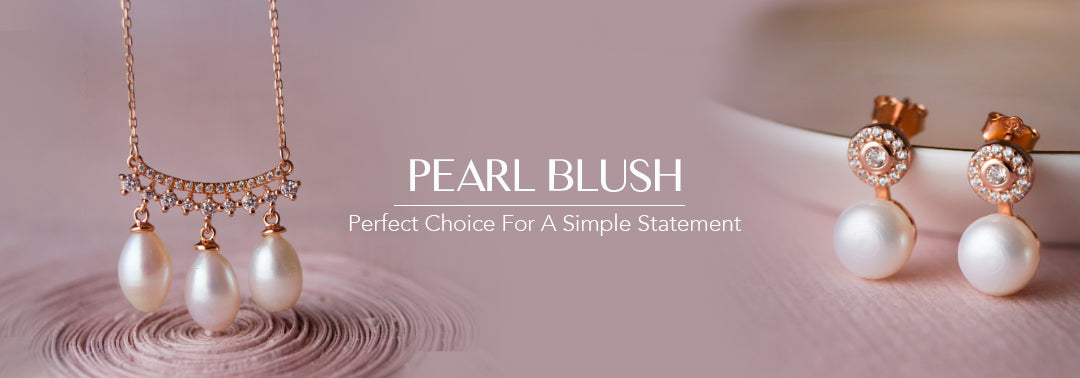 Buy Sterling Silver collection of Pearl Blush - Mannash™ Jewellery