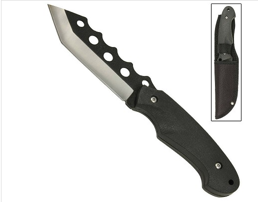 Straight GUTHOOK Survival Full Tang Fixed Blade Hunting Knife