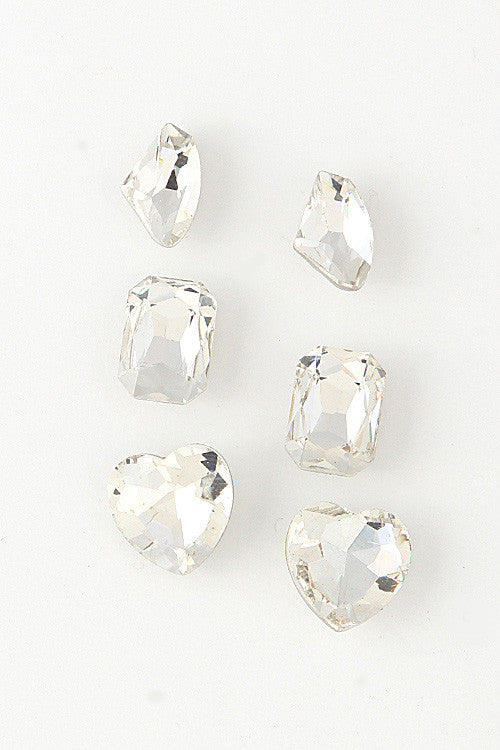 Crystal Stud Earring Set – Gypsy Outfitters - Boho Luxe Boutique